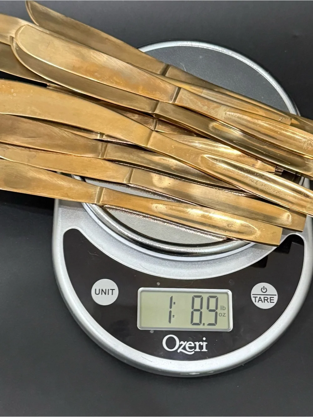 13pcs Vintage NICKEL Brass Thailand Siam Knives